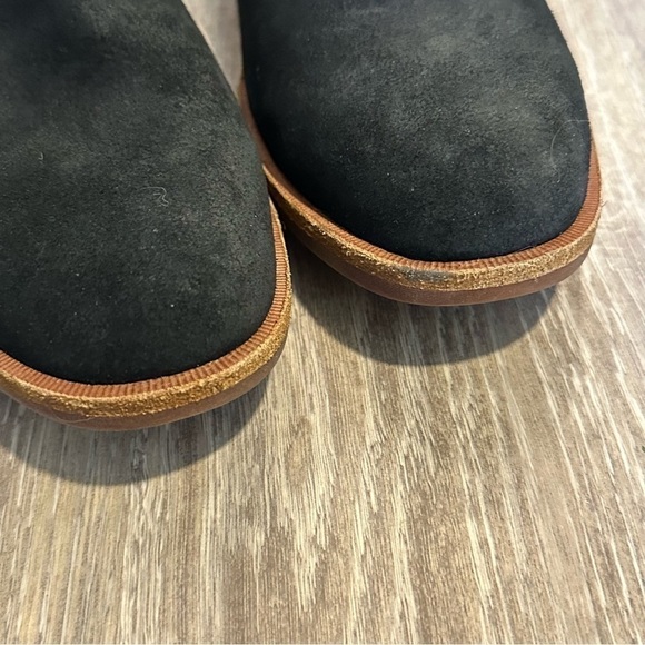 Kork -Ease Kanai Black Suede Leather Buckle Ankle Booties - Picture 9 of 14